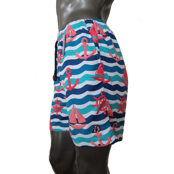 Pantaloneta ZO Estampada - Timones y anclas
