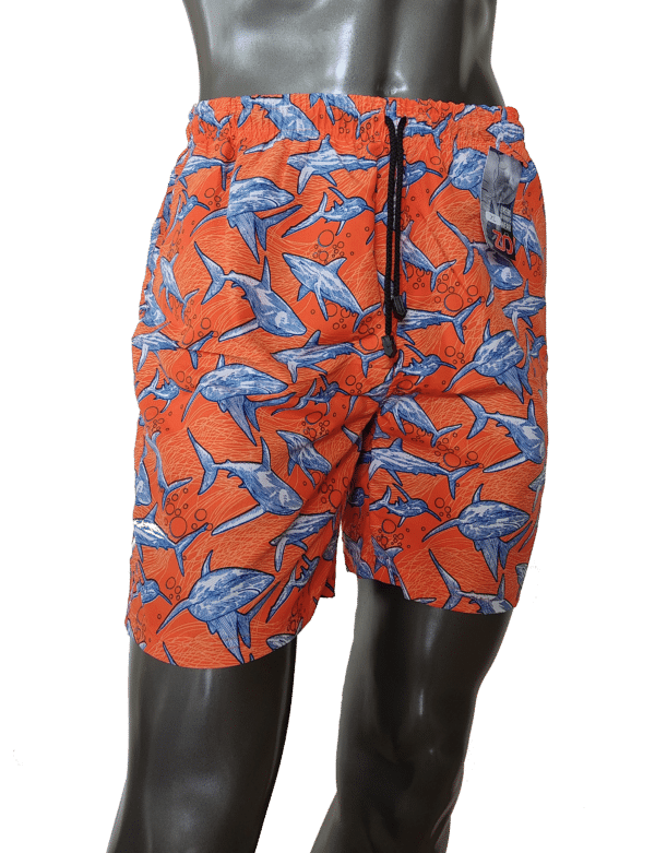 Pantaloneta ZO Estampada - Diseño Tiburones - Imagen 2