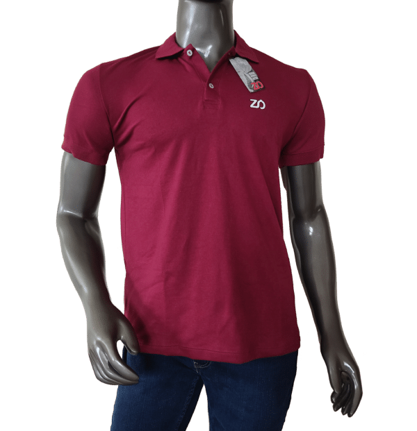 Camiseta Polo ZO - PQ107 Vino tinto