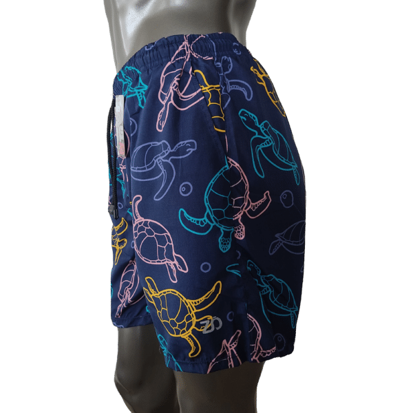 Pantaloneta ZO Estampada- Tortugas Azules